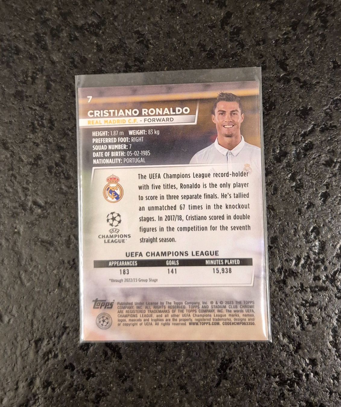 Topps Carte collezionabili: Cristiano Ronaldo - Real Madrid - Topps – Nuovo (secondo la descrizione) da Burg AG venduto da Danoe 1