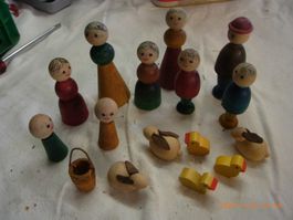 Holzfiguren  Deko ,Bauernhof Top!
