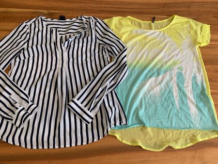 S. Oliver Black Label Bluse + Naf Naf Shirt Gr. XS/34