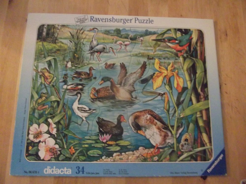 Puzzle Teich mit Vögel Ravensburger Kaufen auf Ricardo
