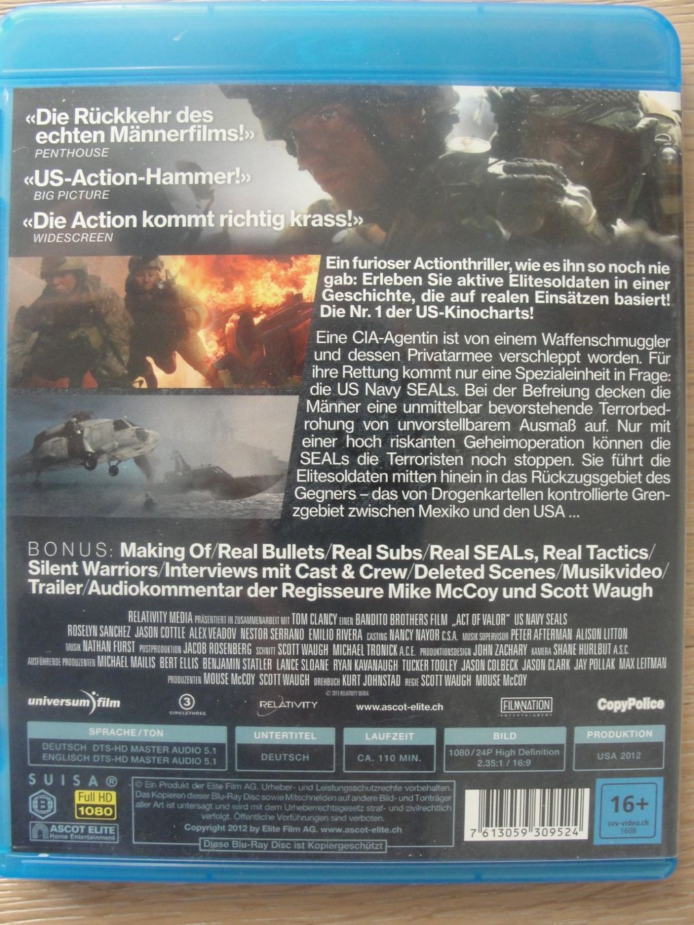 Tutti i DVDs: Act of Valor Blueray – Nuovo (secondo la descrizione) da Sirnach venduto da Myrob 2