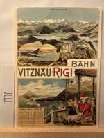 AK mit Bild Vitznau Rigi Bahn