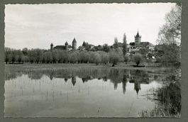 AK sw Estavayer-le-Lac FR © Glasson ≈ 1946