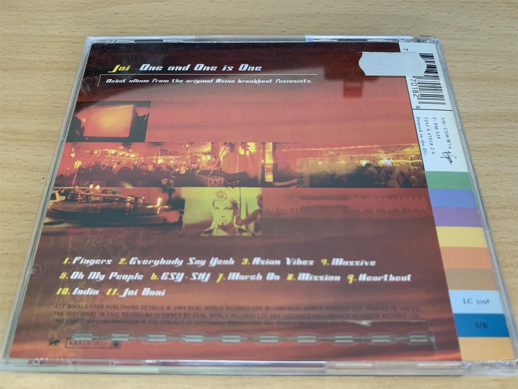 CD: Joi – One And One Is One – Usato da Rikon im Tösstal venduto da Alpenmutz 1