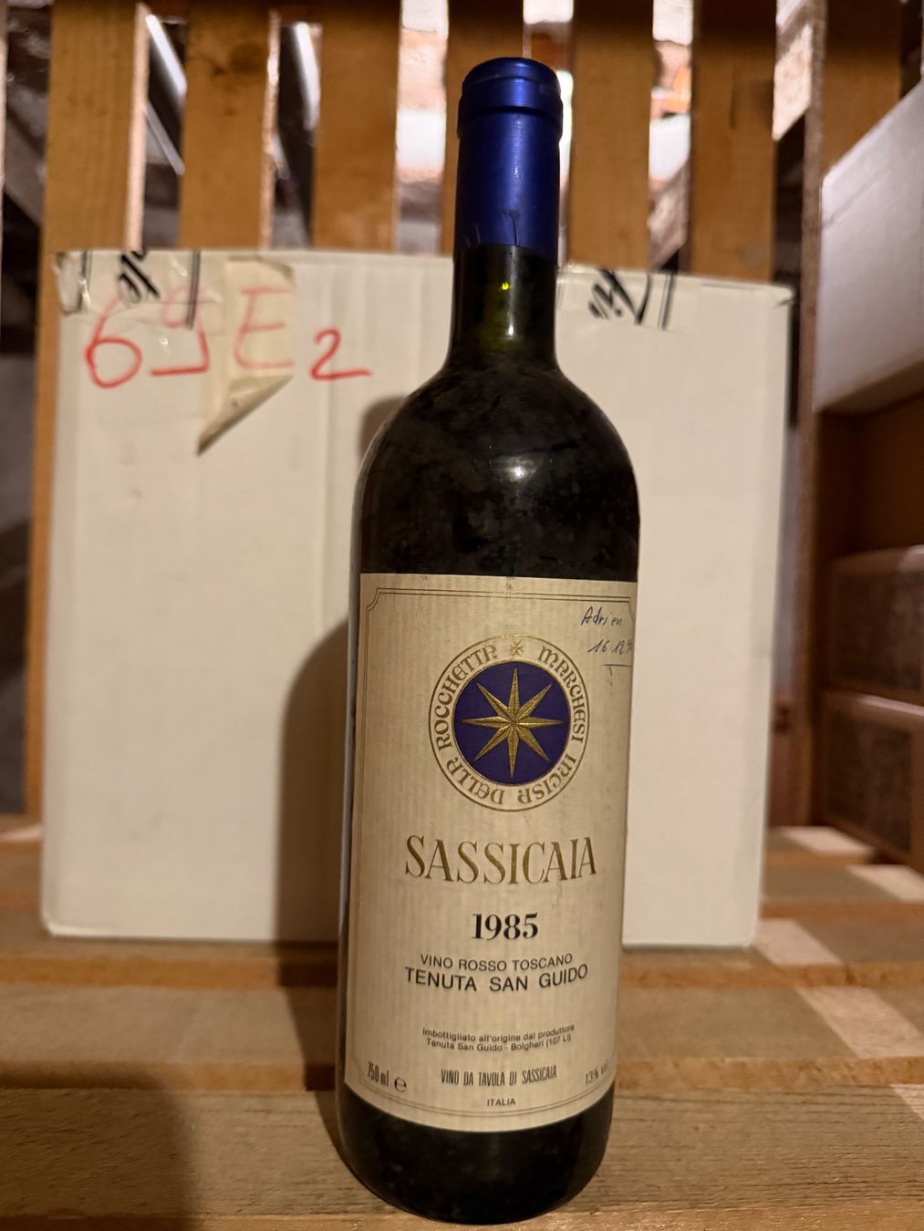 Vino: EXCEPTIONNEL !!! SASSICAIA 1985 Millésime du siècle – Nuovo (secondo la descrizione) da Roche VD venduto da avediscipule