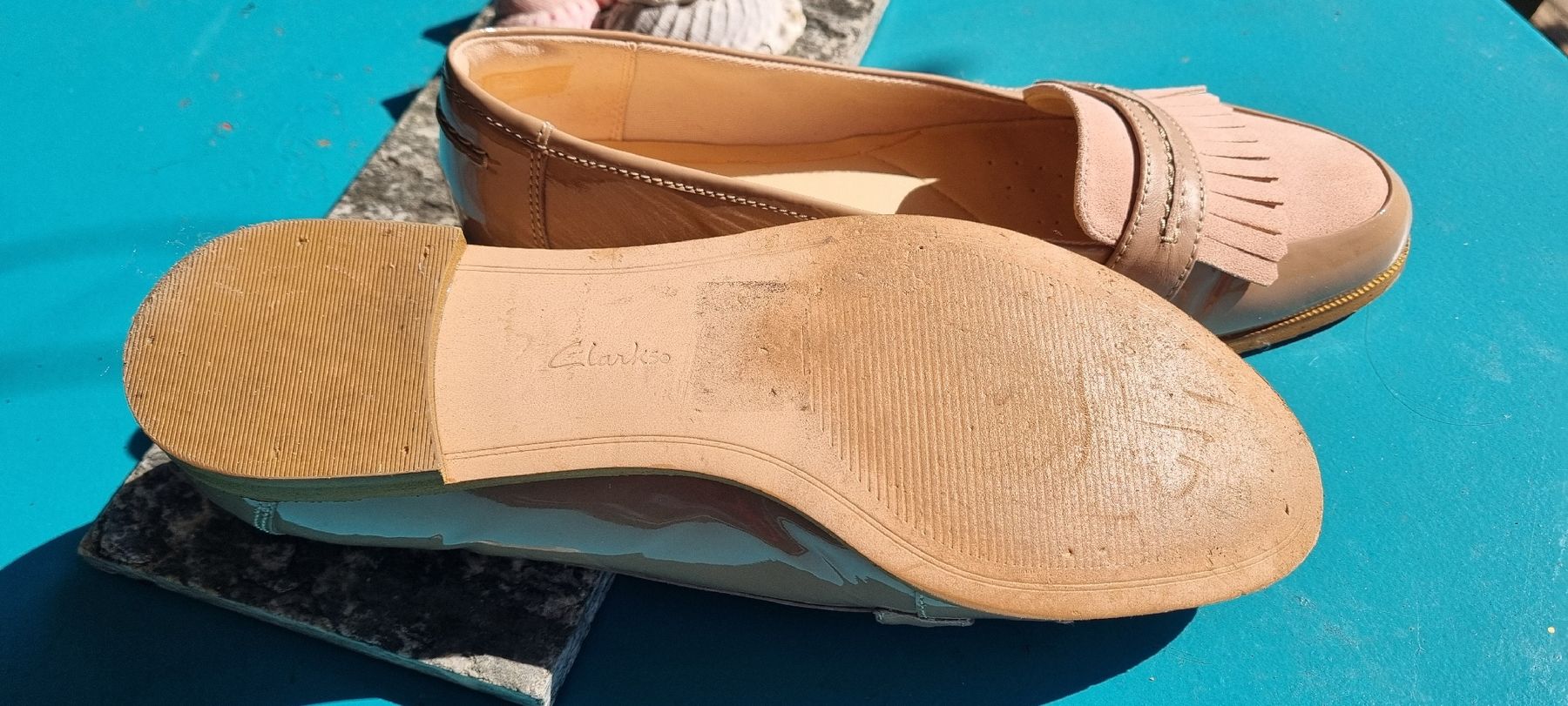 Clarks Scarpe da donna: "Clarks" Mokassin in Lack Gr.41 – Nuovo (secondo la descrizione) da Gipf-Oberfrick venduto da Brogle-Larson 1