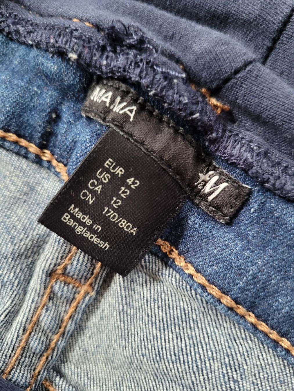 Jeans: schwangerschafts Jeansshorts 42 – Gebraucht aus Niederbuchsiten von klengyel 2