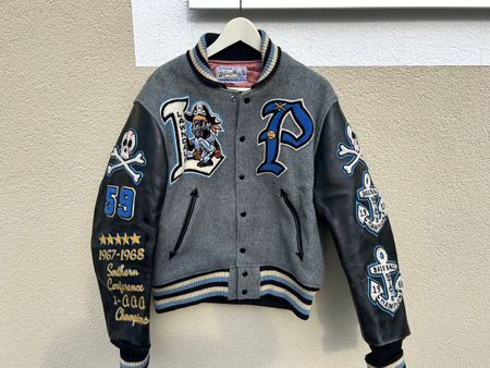 Whitesville,-Schott,- Chevignion Baseball Jacke Large