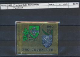 1980 Pro Juventute, Markenheftchen, ** postfrisch
