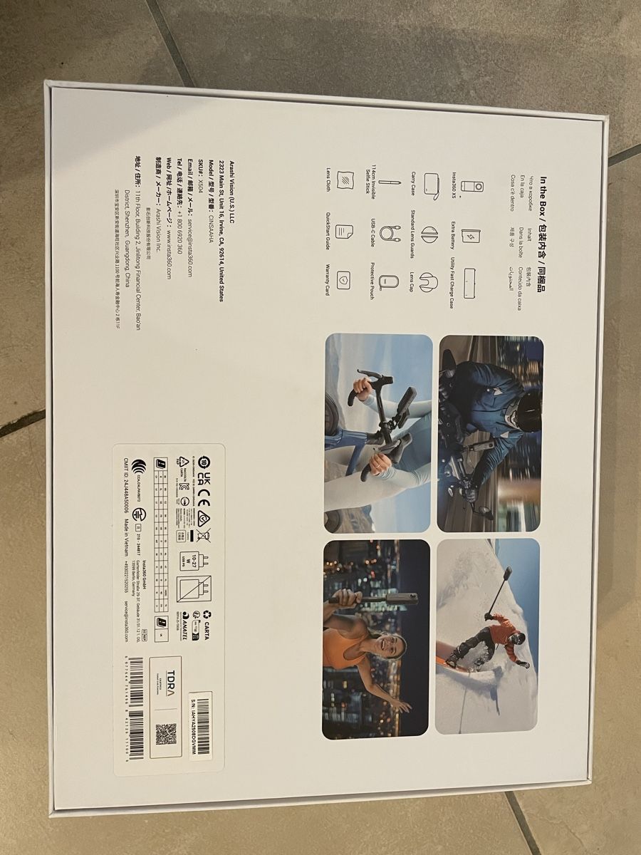 Insta360 Videocamere: Caméra d'action Insta360 X5 8K Essentials Bundle état neuf – Nuovo e nell'imballaggio originale da Courtételle venduto da chl_kj2l 4
