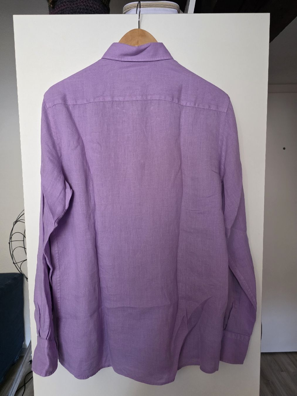 Massimo Dutti Camicie: Massimo Dutti Leinenhemd Flieder 100% Linen Gr. M – Usato da Interlaken venduto da NataliiaS 2
