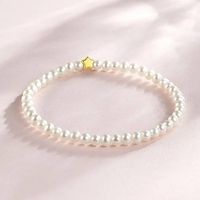 Armband Herzstern Charm 18ct 750 Gelbgold Natures Perlen