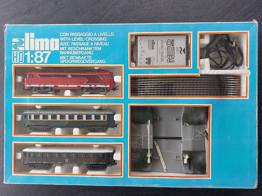 Modellini di ferrovie: Coffret train électrique LIMA HO/1:87 – Usato da Martigny venduto da paquito60