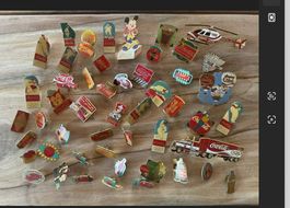 Coca-Cola Pin Sammlung – ca. 50 Stk. – Vintage & Werbung