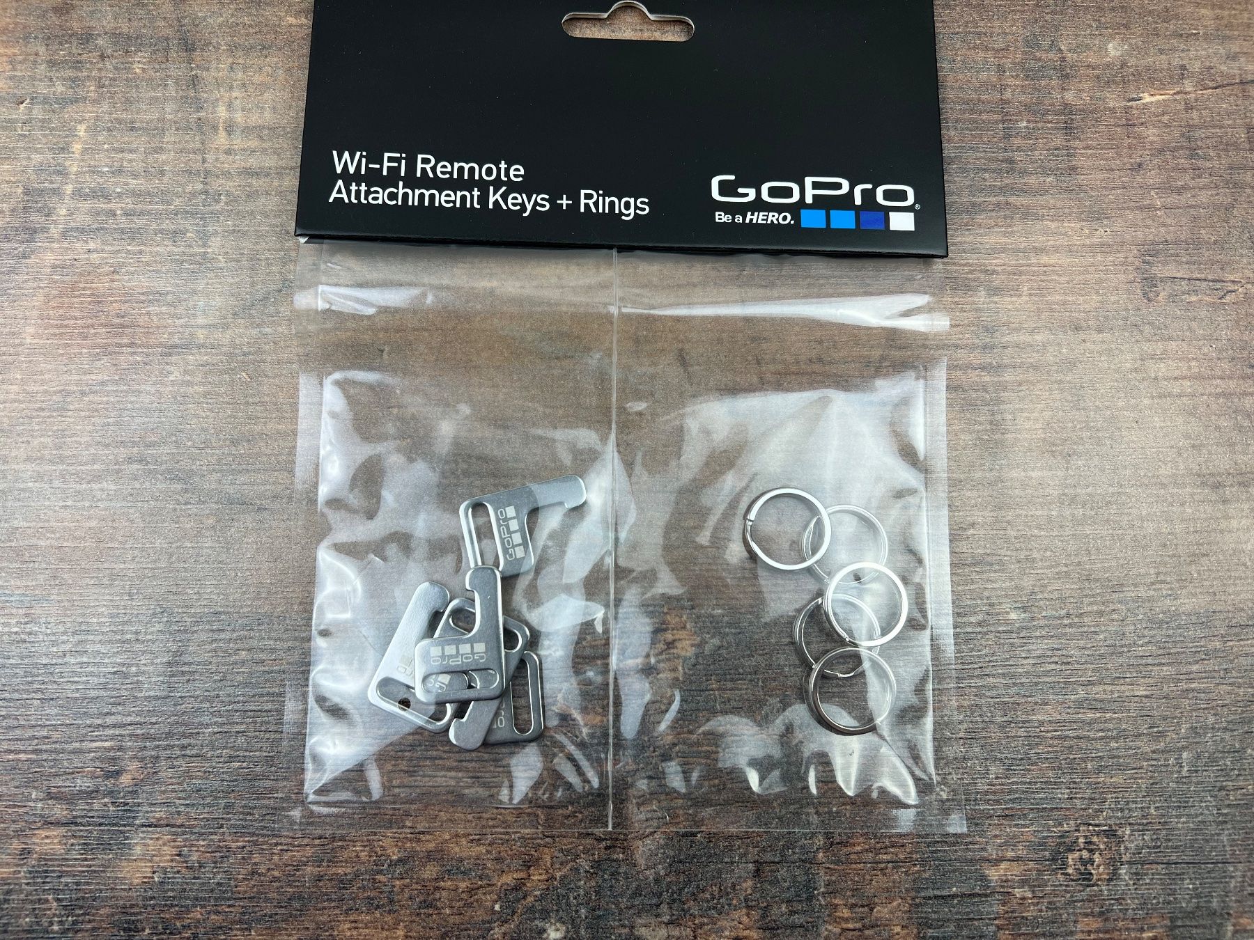 Gopro Action Cam: Go Pro Set Wi-Fi Remote Attachment Keys + Rings // Lens Kit – Nuovo e nell'imballaggio originale da Hallau venduto da R.R.91 1