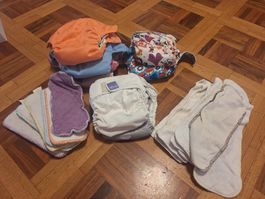 Lot de couches lavables - Bambino Mio, bungenius, inserts