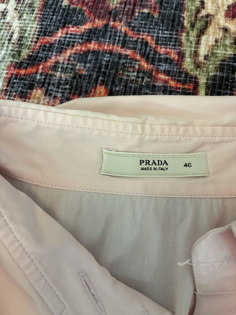 Prada Camicette: Prada Pink Sleeveless Button Down Blouse Office – Usato da Münchenstein venduto da B771 2