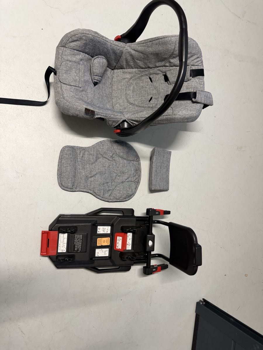 ABC Design Seggiolini per auto: ABC Design Hazel Babyschale mit Basisstation grau – Usato da Appenzell venduto da Dorfab 1