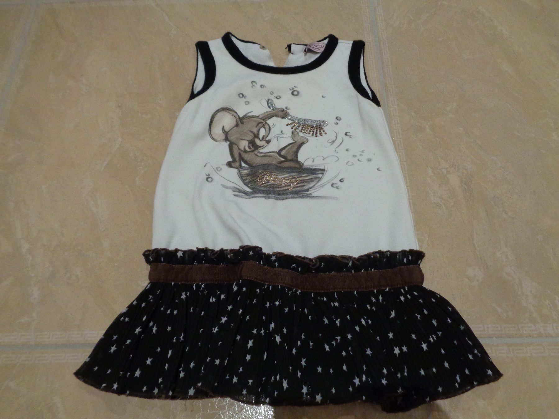Hemden, Tops & T-Shirts: Monnalisa süsses Tunika Kleid, 3J 98 – Gebraucht aus Klingnau von Markus14
