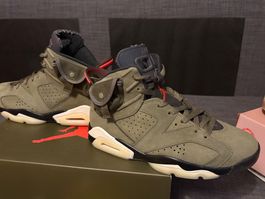 Air Jordan 6 x Travis Scott olive
