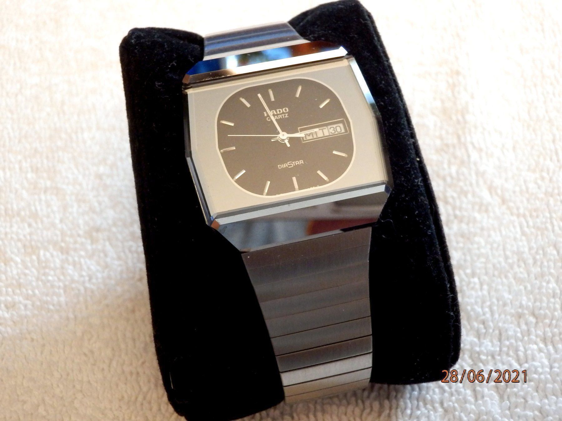 Rado Uhren: Rado Diastar, Quartz, 32 x 35mm, DayDate – Gebraucht aus Ueberstorf von dinbau