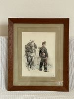 Lithografie „Kavallerist“ von Edouard Detaille