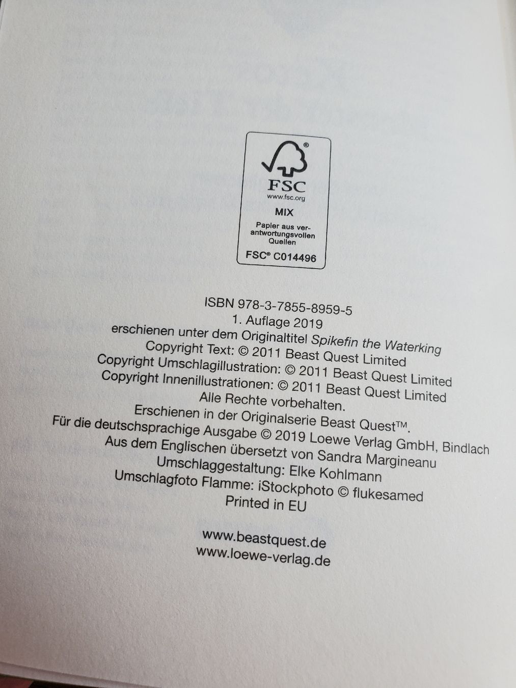 Libri: Beast Quest,53,Ketos Monster der Tiefe, Buch – Usato da Frauenfeld venduto da BeneFull 3