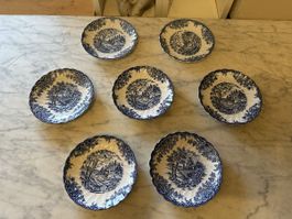 7x Dessertteller Porzellan MyottThe Brook Staffordshire