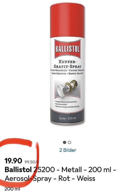 Altro per la cura del corpo: neuer Metall Aerosol-Spray 200ml – Nuovo e nell'imballaggio originale da Necker venduto da liq24 1