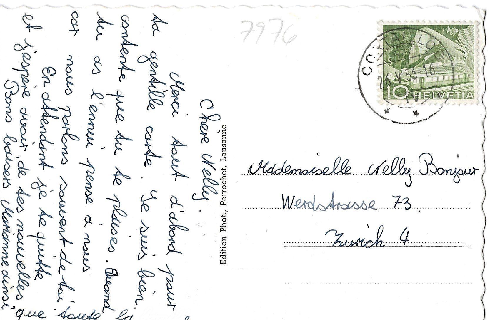 Cartoline postali: Cortaillod NE, 1953 – Usato da Frauenfeld venduto da Merk52 1