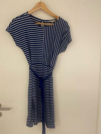 Noppies Kleid Gr. S, blau-weiss gestreift