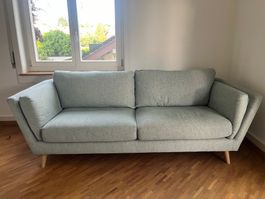 Sofa 3pl. von Pfister in türkis