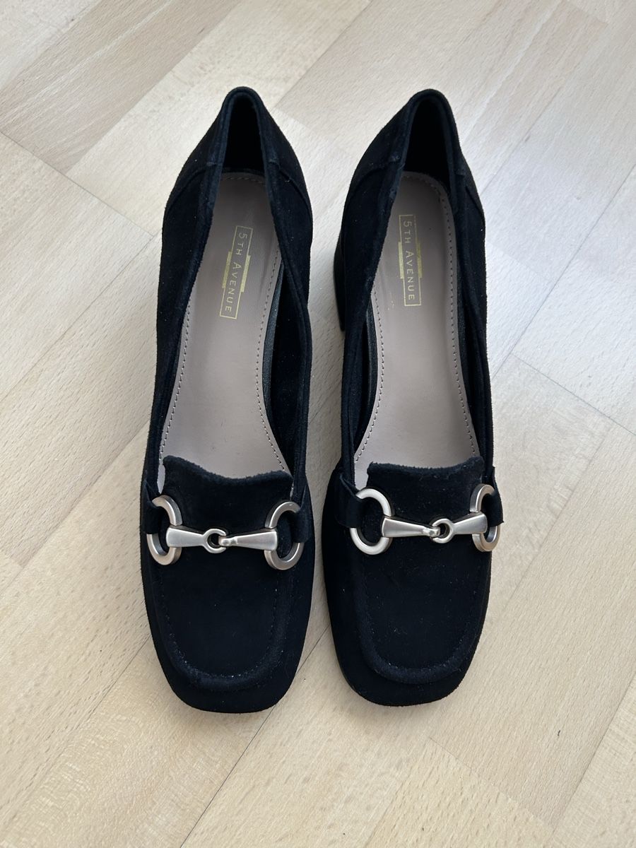 Scarpe da donna: Mokassin schwarz, Gr. 39 – Usato da Reinach BL venduto da meinstil