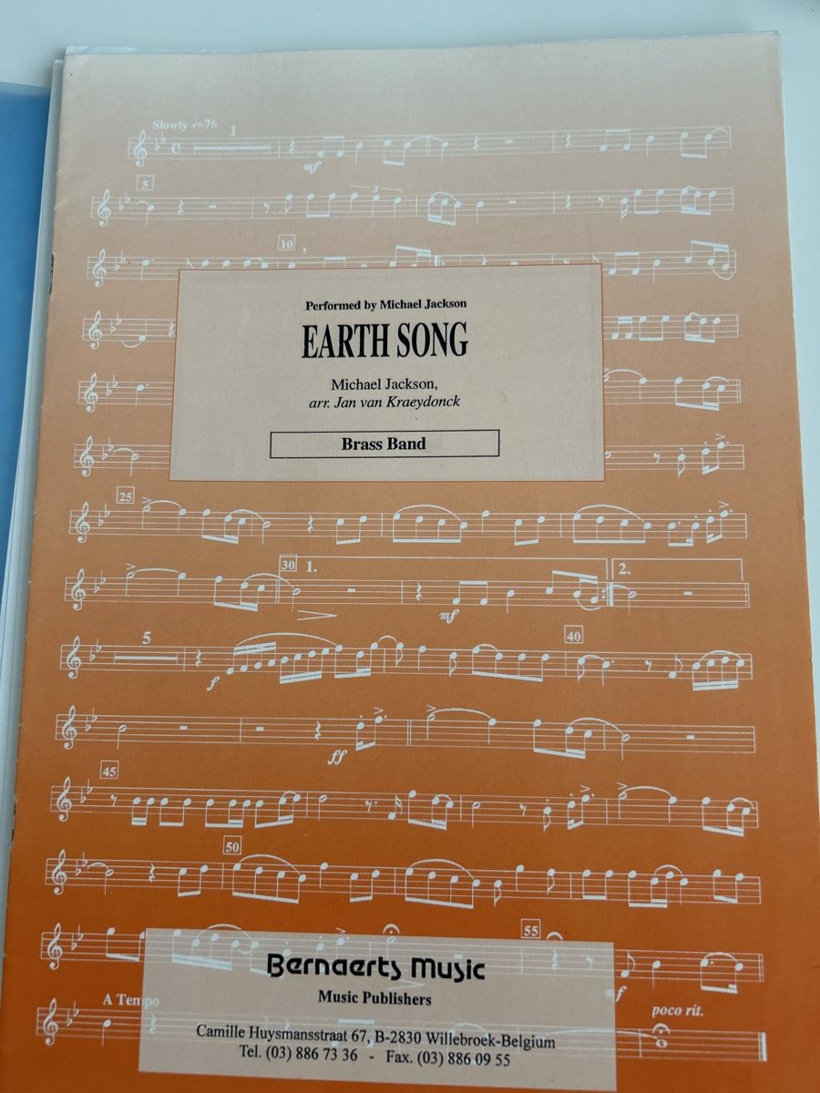 CDs: Brass Band Noten: Earth Song – Gebraucht aus Galgenen von Red27
