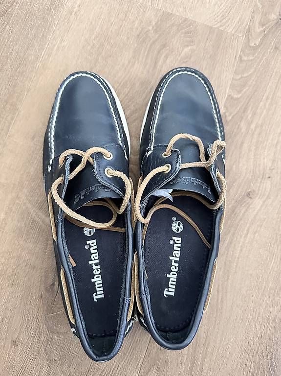 Scarpe da uomo: Timberland Leder-Bootsschuhe, blau, Gr. 44 – Usato da Seuzach venduto da mar_5mtf 2