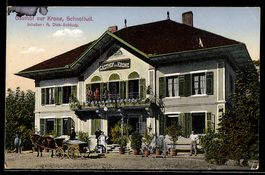 AK Schnottwil, Gasthof zur Krone, Inh. A. Dick-Schluep, Auße