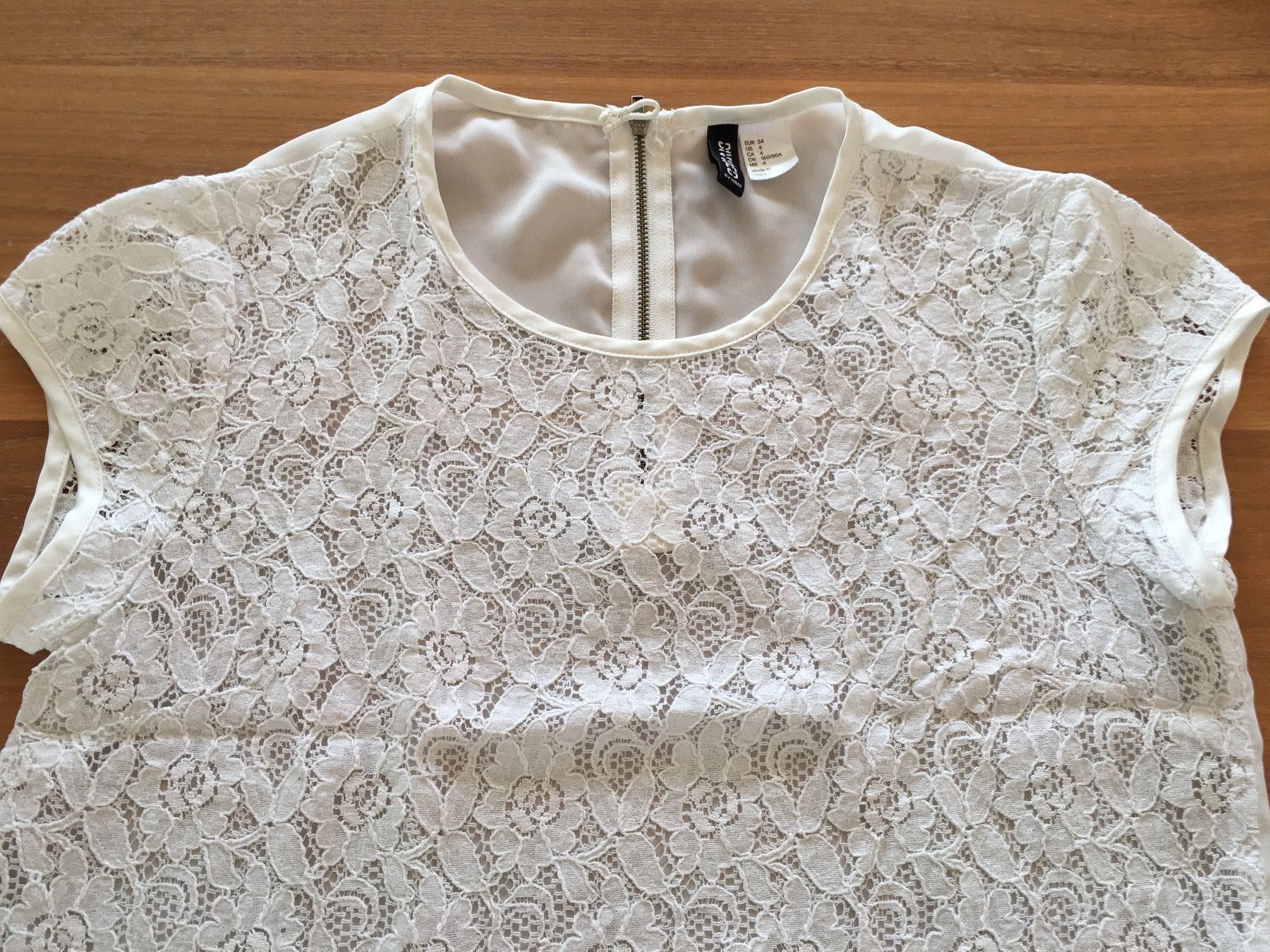 H&M Top: Süsses Spitzen Top / Bluse Gr. 158 – Usato da St. Urban venduto da uschi73 5