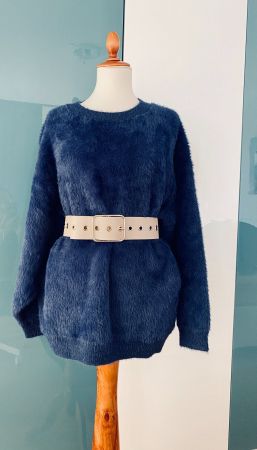 Pullover super warm dunkel blau S/M/L