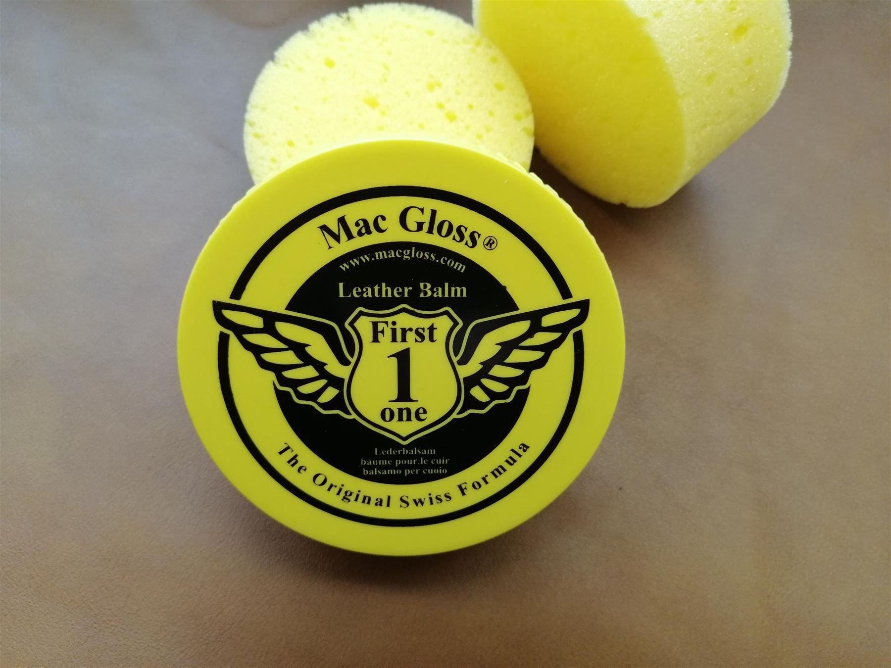 Sessel: Mac Gloss Lederbalsam - transparent – Neu und originalverpackt aus Winterthur von LederSchneiderei