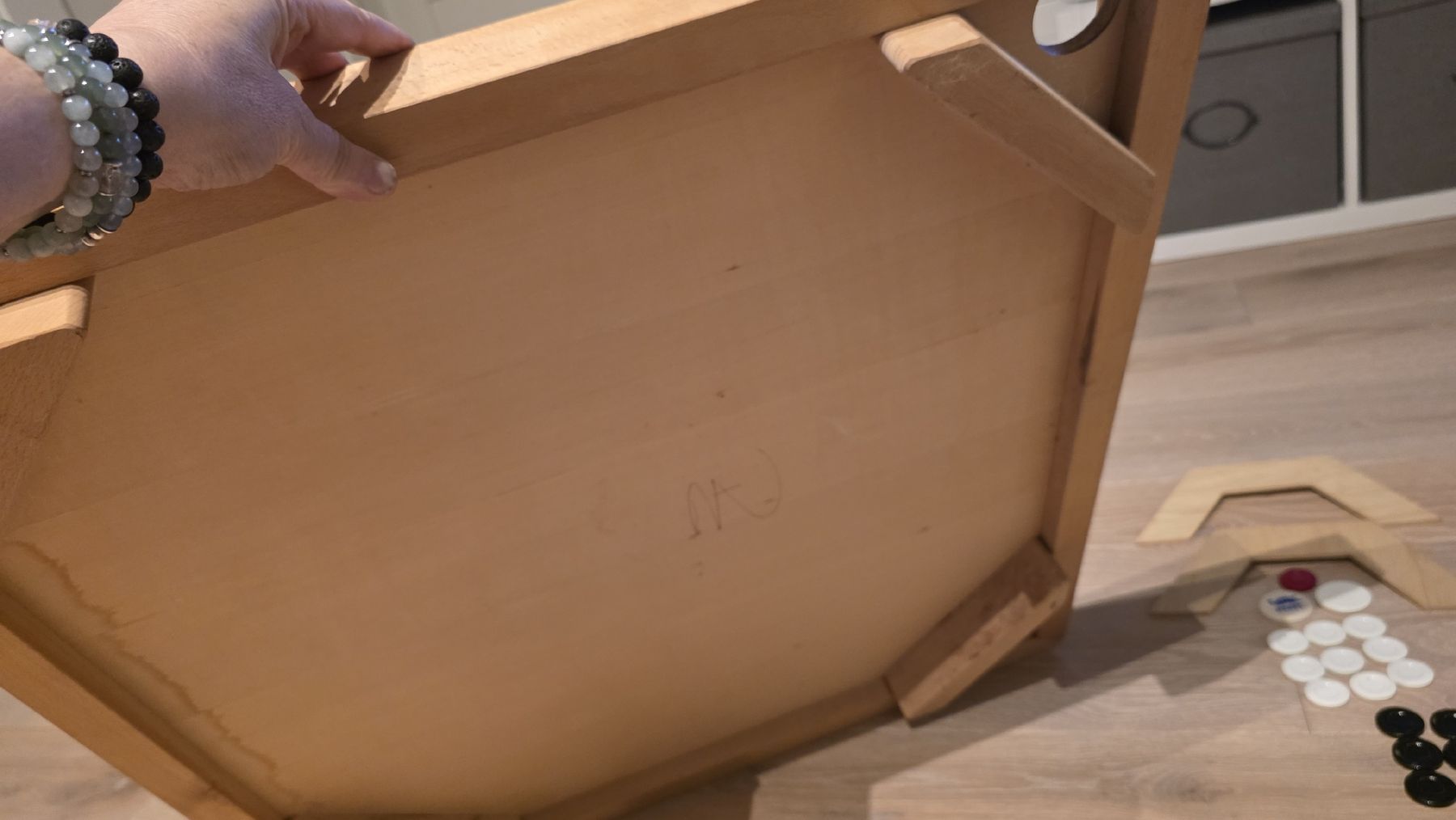 Giochi: dekoratives Carrom,Brettspiel,Tischmodel – Usato da Niederönz venduto da Silverbluecat 3