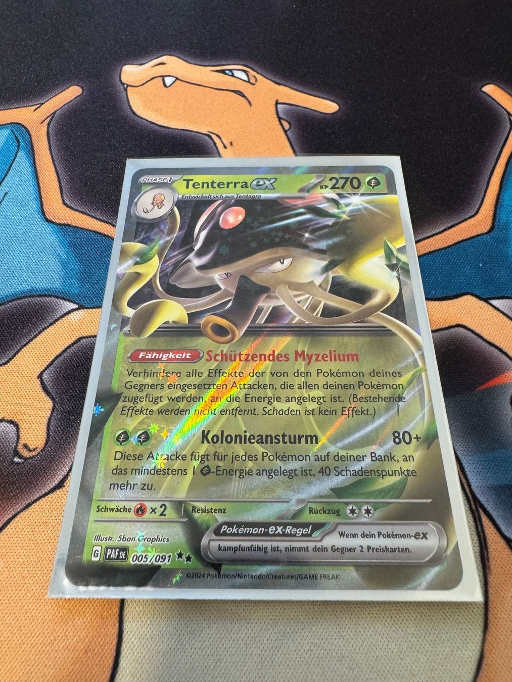 Pokémon Carte collezionabili: Tenterra ex (PAF 005) - Paldeas Schicksale – Nuovo (secondo la descrizione) da Bülach venduto da Pfrenzel