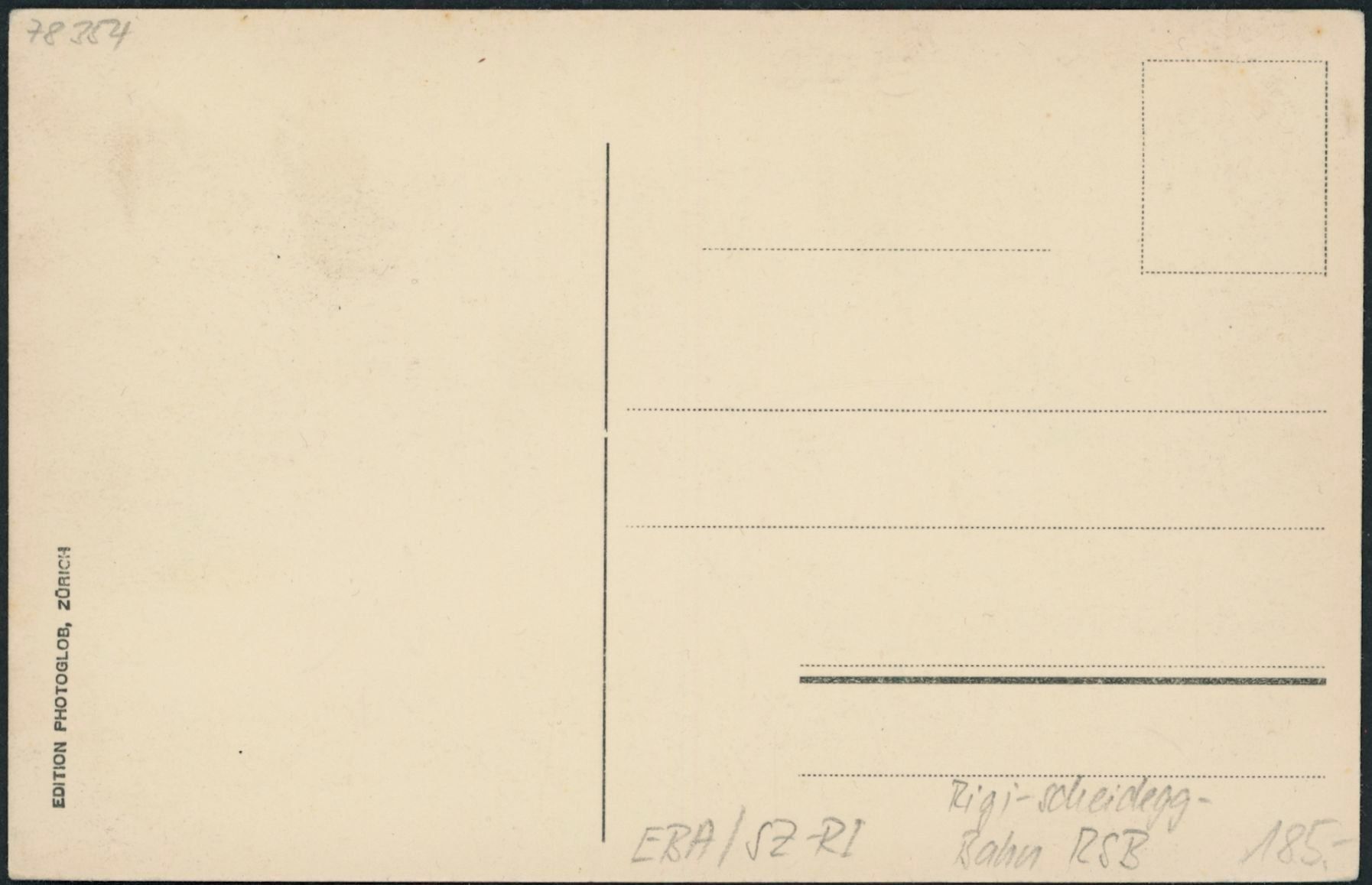 Cartoline postali: SZ Rigi Scheidegg Bahn RSB – Usato da Schindellegi venduto da masutka7 1