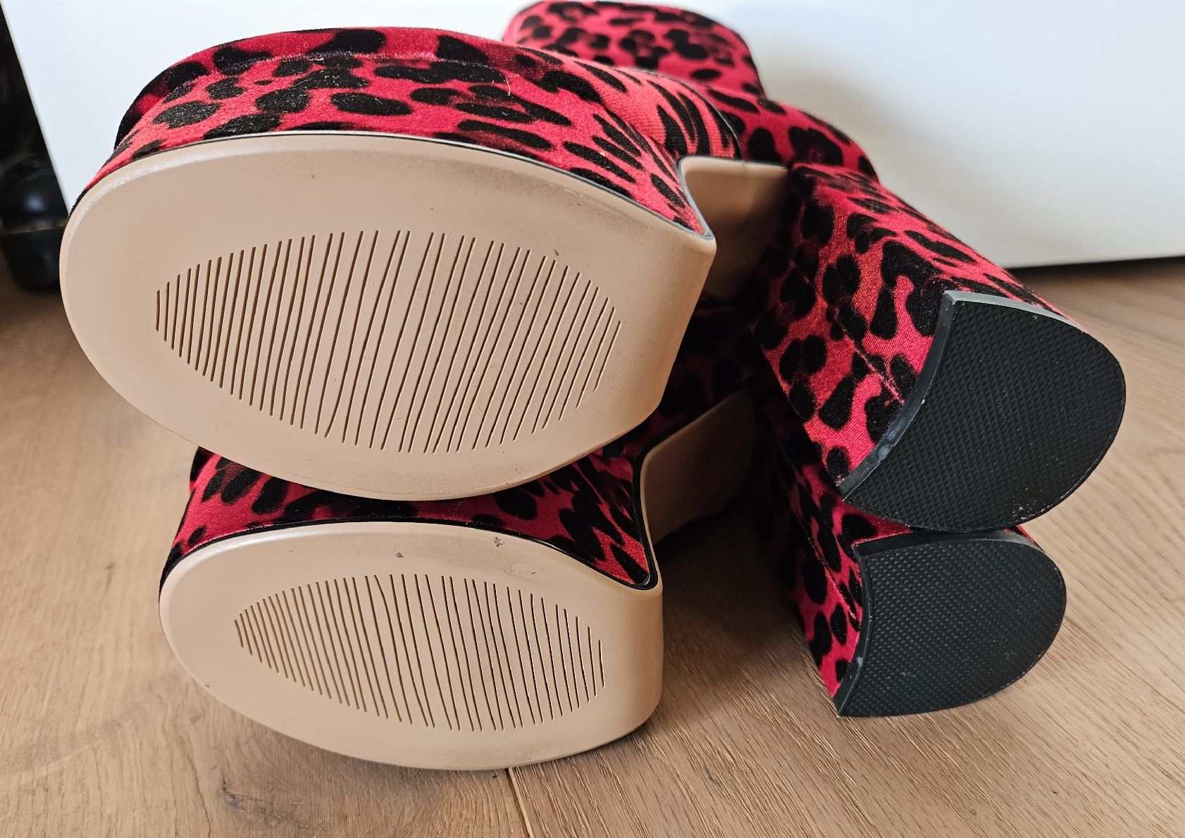 Scarpe da donna: Platform Ankle Boots Red Leopard GR. 39 – Nuovo e nell'imballaggio originale da Sursee venduto da sop_vxr7 5