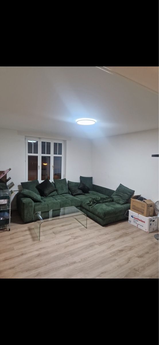 Sofas: Ecksofa grün – D'occasion à Basel par tim_rsc7 2