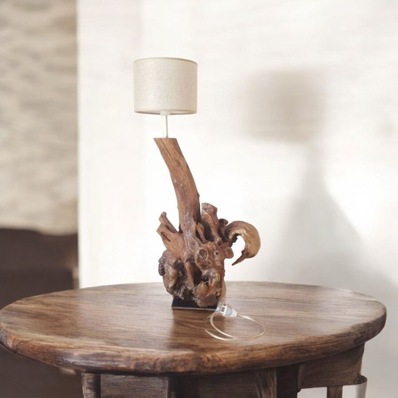 Lampade: Stehlampe Weidenwurzel Lampe – Nuovo e nell'imballaggio originale da Domat-ems venduto da Gr8wood 1