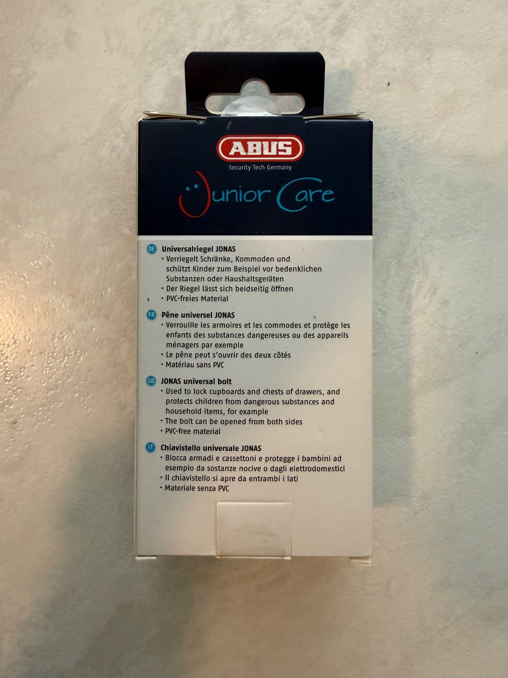 Lucchetti: Universalriegel Jonas Junior Care ABUS – Nuovo e nell'imballaggio originale da Pfäffikon SZ venduto da Syndrome379 1