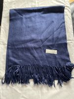 Navy Blue Cashmere & Silk Pashmina Scarf - Winter Ready