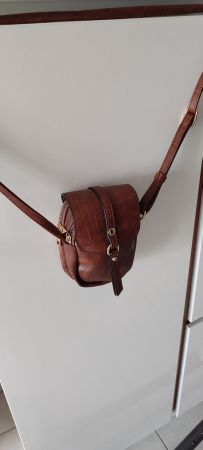 Petit sac à main brun