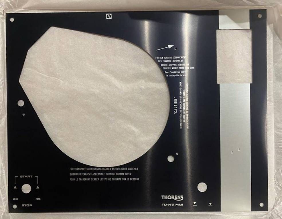 Plattenspieler: Face avant NOS Thorens TD145 – Gebraucht aus Mont-sur-Lausanne von fab_j66c