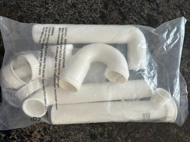 Spülbecken & Waschbecken: Spülen- Raumsparsiphon Weiss – Neu und originalverpackt aus Rorschach von Miki-Mini 2